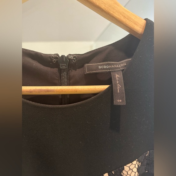 BCBG Peplum Dress with Lace Detail - Picture 3 of 3